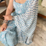 Rayon Printed Kurti With Pant And Dupatta Sets