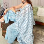 Rayon Printed Kurti With Pant And Dupatta Sets