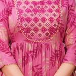 Rayon Printed Gown