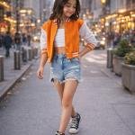 Unisex stylish sweat shirt over coat