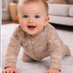 Kids Cotton Printed Sleepsuit