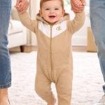 Baby romper with hoody