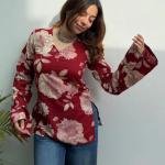 Women's Short Kurti in TopsTunic Rayon Cotton Blend