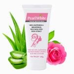 Pearl White Face Wash Gel – Skin Lightening & Brightening with Rose Extract