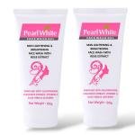 Pearl White Face Wash Gel – Skin Lightening & Brightening with Rose Extract