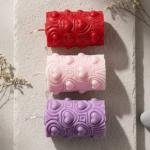 Heart shape Pillar soy wax candle Pack of 1
