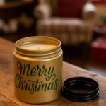 Merry Christmas Candle  (pack of 1)