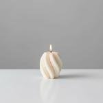 twisted Sculptural Soy Wax Candle for Home Decor Aesthetic Handmade Candle (Pack Of 2 )