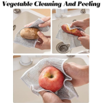 Stainless Steel Mesh Dishcloths, 7.87 x 7.87 Inch, Pack of 2