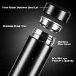HOT Stainless Steel Smart Water Bottle with LED Temperature Display