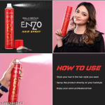Enzo Super Hold Hair Spray For Men & Women of All Hair Types | Professional Hair Styling Spray