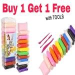 Clay Set for Kids With Tools - Multi color ( By One Get One Free)