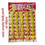 Mini Smile Badge / Mini Pin – Pack of 40 pcs