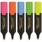 Smooth line Highlighters Pack of 5 - Multi color