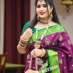 GS Creation Banarasi Satin Silk Saree With Blouse