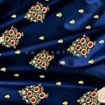 GS Creation Banarasi Satin Silk Saree With Blouse