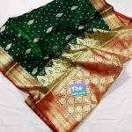 GS Creation Banarasi Satin Silk Saree With Blouse