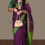 GS Creation Banarasi Satin Silk Saree With Blouse