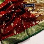 GS Creation Banarasi Satin Silk Saree With Blouse