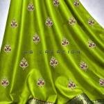 GS Creation Banarasi Satin Silk Saree With Blouse