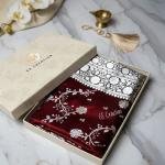 Banarasi Satin Silk Saree Small buti embroidery saree