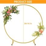 Balloon Stand Assembly Balloon Arch Stand for Wedding, Birthday Party, Baby Shower Decoration (Gold)