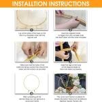 Balloon Stand Assembly Balloon Arch Stand for Wedding, Birthday Party, Baby Shower Decoration (Gold)