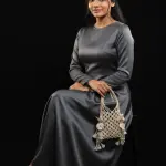 D 16 Elegant Handcrafted Potli Purse for Women, Silver & pure Gold Colour