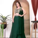 D 73 ✨ Elegant Black Embroidered Lehenga Choli Set ✨