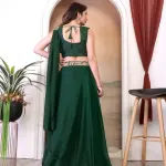 D 73 ✨ Elegant Black Embroidered Lehenga Choli Set ✨