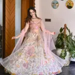 D 78 🌸 Bella Boutiques Exclusive – Pastel Floral Lehenga Set 🌸