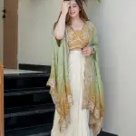 D 98 Elegant Embroidered Saree Set – Timeless Festive Glamour