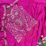 D 87 ✨ Elegant Fusion Glam in Hot Pink ✨