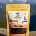 Glow Skin Hibiscus Rose Herbal Tea | Caffeine-Free Beauty & Glow Tea | Rich In Vitamin C