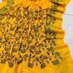Exclusive Premium Embroidery Work Mul Cotton Saree