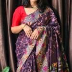 SUPER SOFT WOVEN SILK SAREE WITH BLOUSE