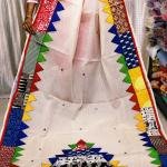 Ajrakh Mix & Match Patch Applique Design  Kota Saree