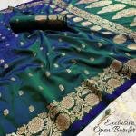 ༺꧁DUEL TONE PREMIUM KATAN WITH OPEN BORDER꧂༻ ALL BODY BUTTA