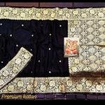 Duel tone katan silk saree with blouse