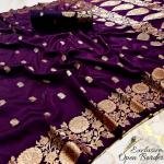 ༺꧁DUEL TONE PREMIUM KATAN WITH OPEN BORDER꧂༻ ALL BODY BUTTA