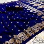 ༺꧁DUEL TONE PREMIUM KATAN WITH OPEN BORDER꧂༻ ALL BODY BUTTA