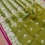 Handwoven Pure Muslin Saree