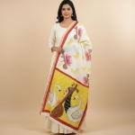 Kerala Hand Painted Saree with Blouse