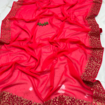 SOFT QUALITY PARTY WEAR PURE VICHITRA SILK WITH BP