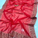 SOFT QUALITY PARTY WEAR PURE VICHITRA SILK WITH BP