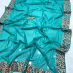 SOFT QUALITY PARTY WEAR PURE VICHITRA SILK WITH BP