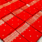 ༺꧁ PREMIUM SILKY MASHROO BENARASHI KATAN ꧂༻ BENARASHI KATAN SPECIAL RED COLOUR