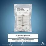 HEE ECG Electrodes, Disposable, 3M Adhesive Patches, Pack of 20 Pcs ith Foam Backing
