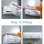 DARSHANAM WORLD Premium Work Indoor AC Dust Protection Cover Designer Summer Ac Cover