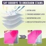 Disposable Underarm Sweat Pads for Men Pack of 60 | Women – Highly Absorbent, Cotton, Anti-Allergic, Anti-Bacterial